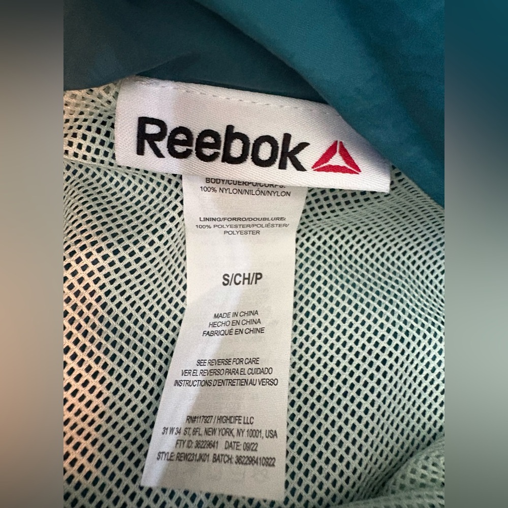 Reebok windbreaker bomber jacket - Picture 4 of 4